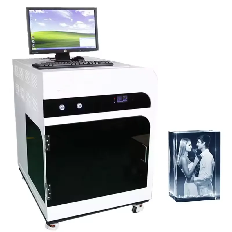glass crystal inner engraving machine engraving glass block equipment for glass 3D engraving