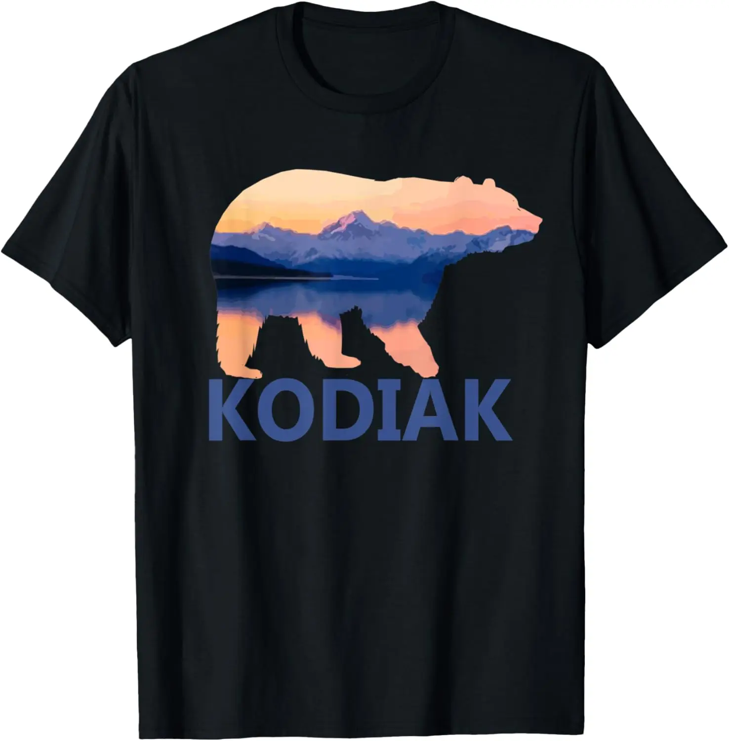 

Kodiak Alaska Bear Lake Hiking Camping Nature Gift T-Shirt