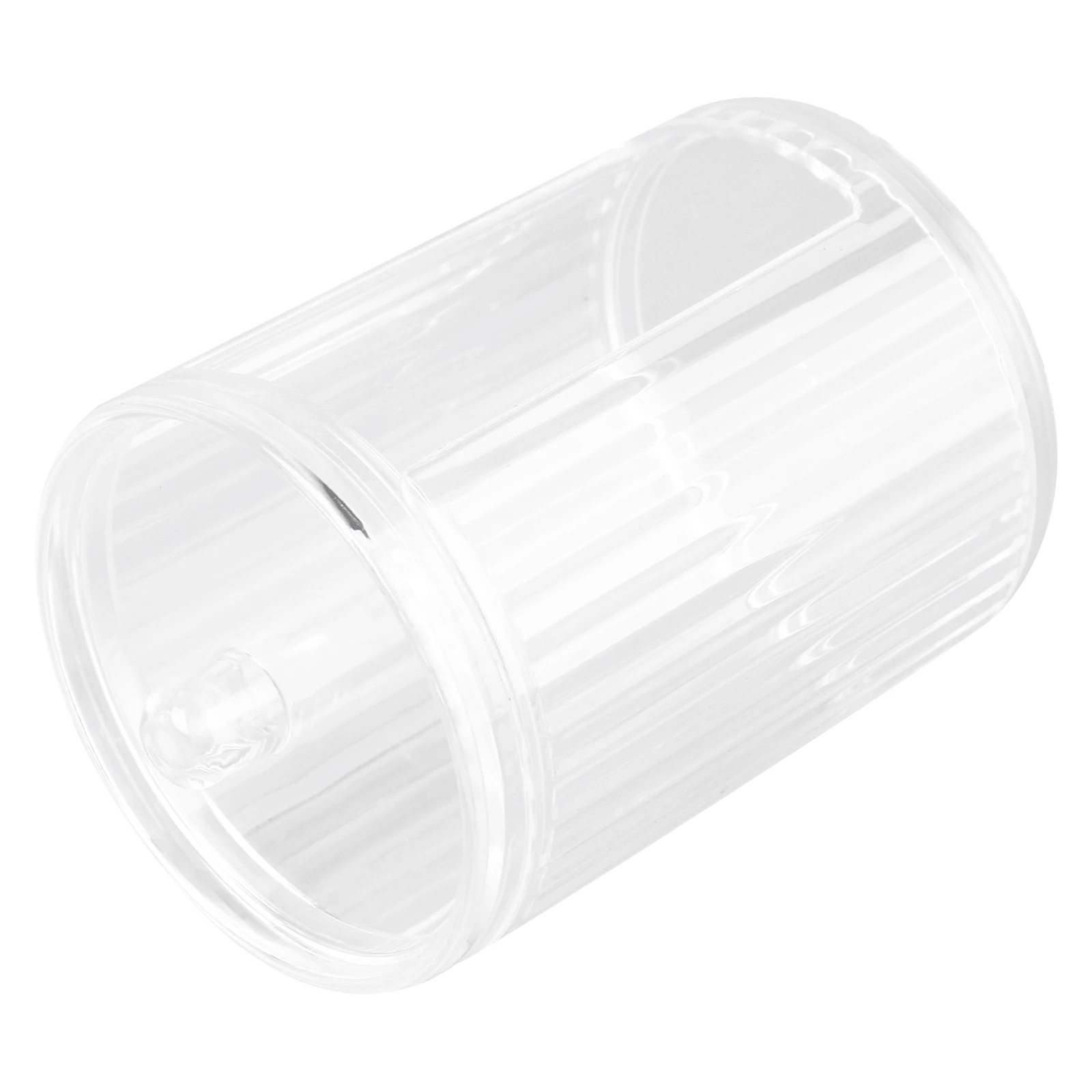 

Premium Cotton Storage Box Transparent Makeup Organizer Non-Toxic for Cotton Pads Desktop Tidy Keeper Beautify