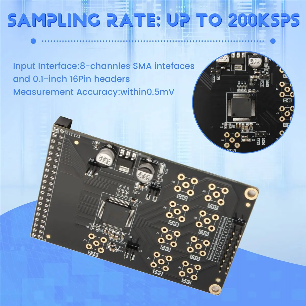 OKgood ALINX AN706: 16-Bits AD Module Multi-Channels Simultaneous Sampling for FPGA Board