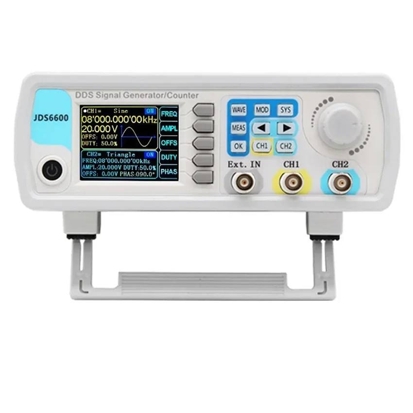 JDS6600 15MHz Dual/2-Channel DDS Signal Generator Signal Source Frequency Meter Function Arbitrary Waveform Generator Counter