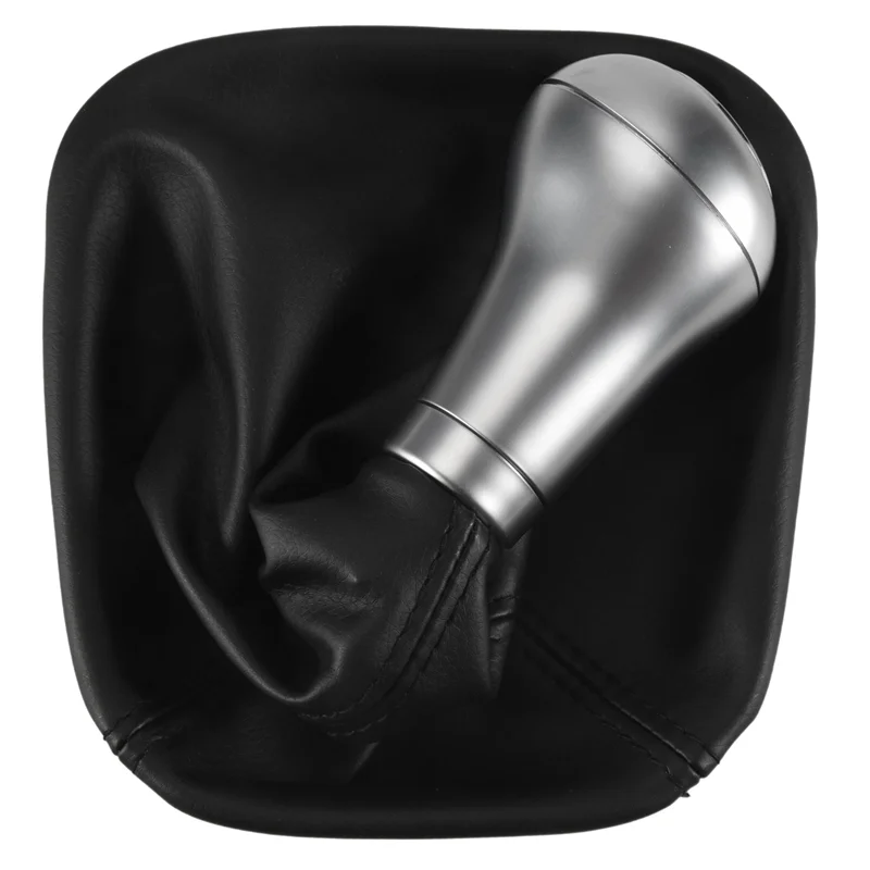 Authentic 6 Speed Car Gear Shift Knob Shifter Lever Gaiter Boot Cover For Mercedes Benz C/E/GLK W203 W204 C300 W207 W212