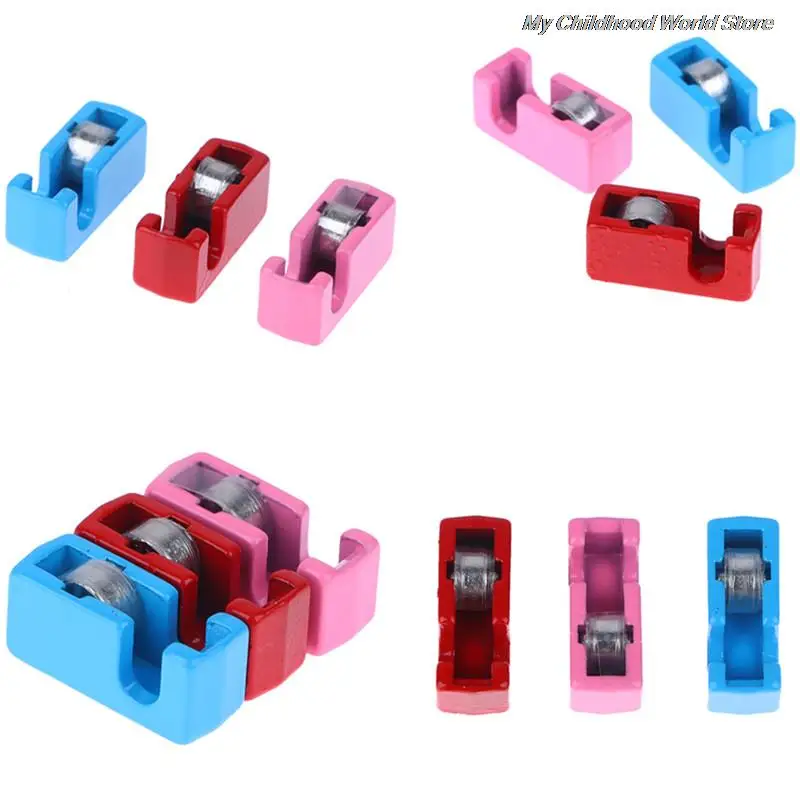 

1Pc 1/12 Dollhouse Miniature Tape Dispenser Mini Tape Cutter Dolls House Stationery Office School Pretend Play Toy Decor