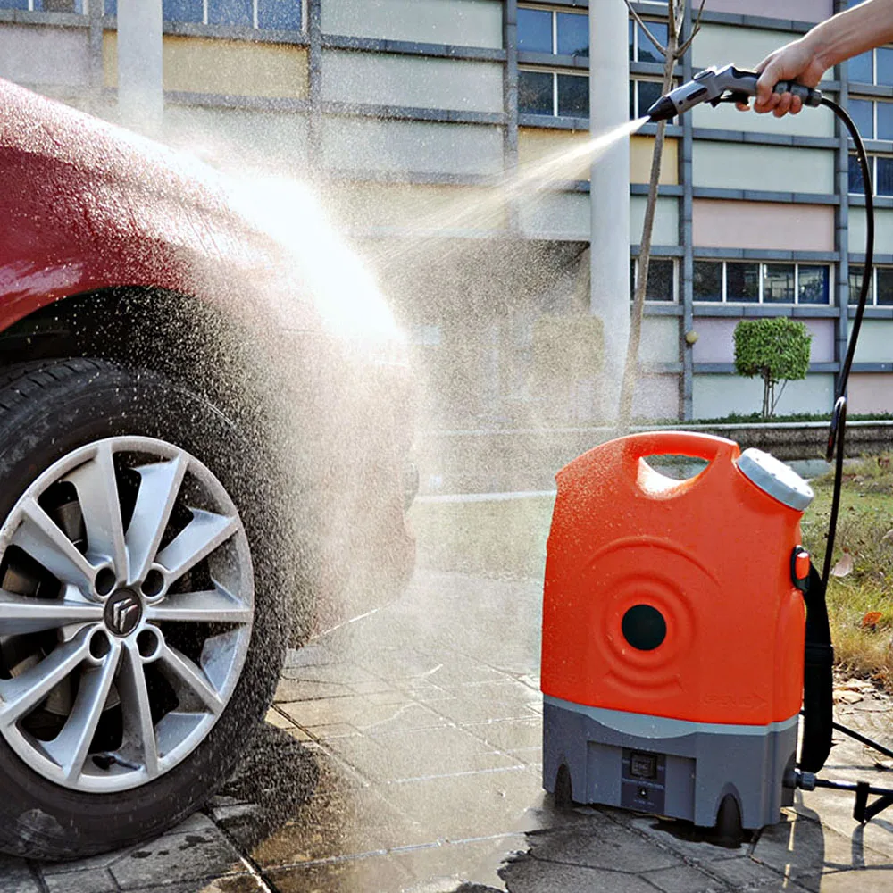 Car Wash Cleaning Tool 12V Battery Operated Wireless Rechargeable Portable Pressure Washer with 17L Water Tank