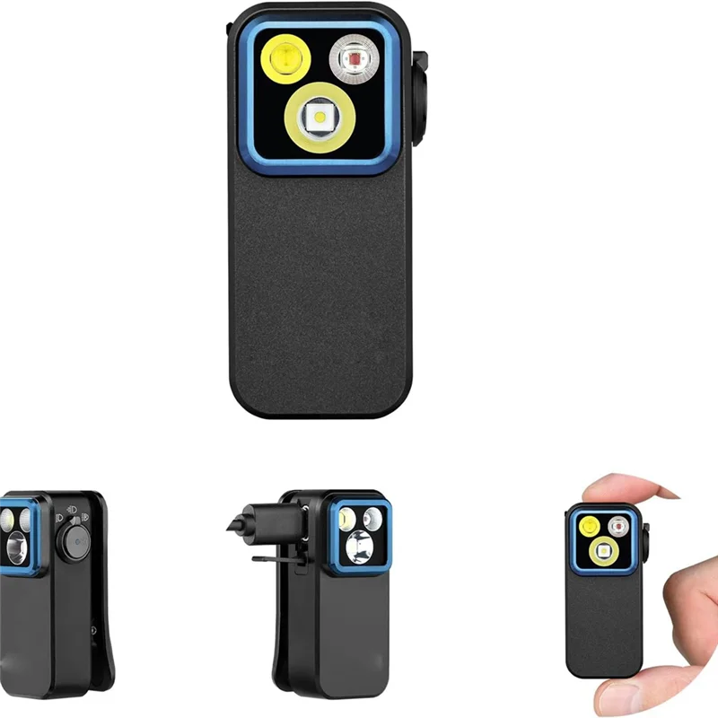 

RMWIN-Oclip Ultra EDC Flashlight Type-C Rechargeable, Floodlight 530 Lumens, Type-C Rechargeable