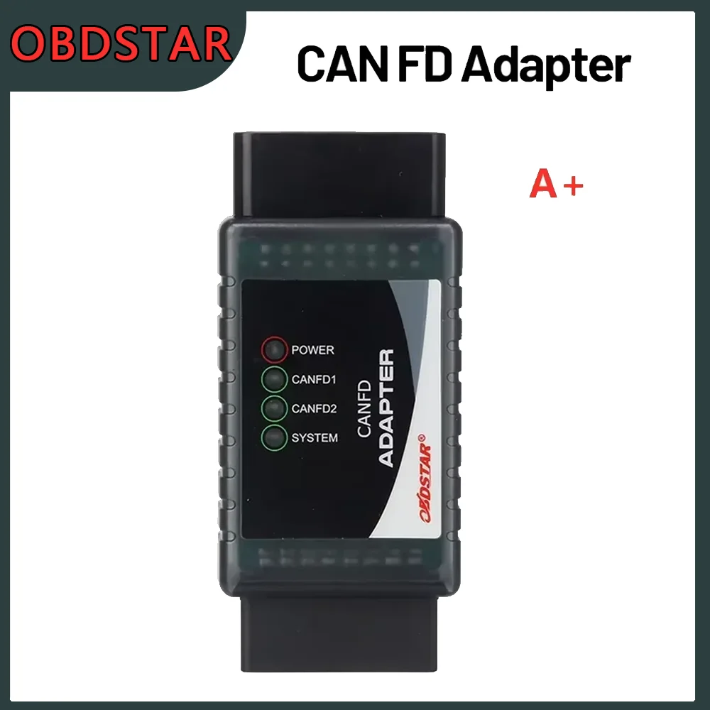 

2024 OBDSTAR CANFD CAN-FD Adapter Work with X300 DP Plus and Pro4 odomaster p50 Supports GM 2020 2021 and Hyundai Kia Airbag