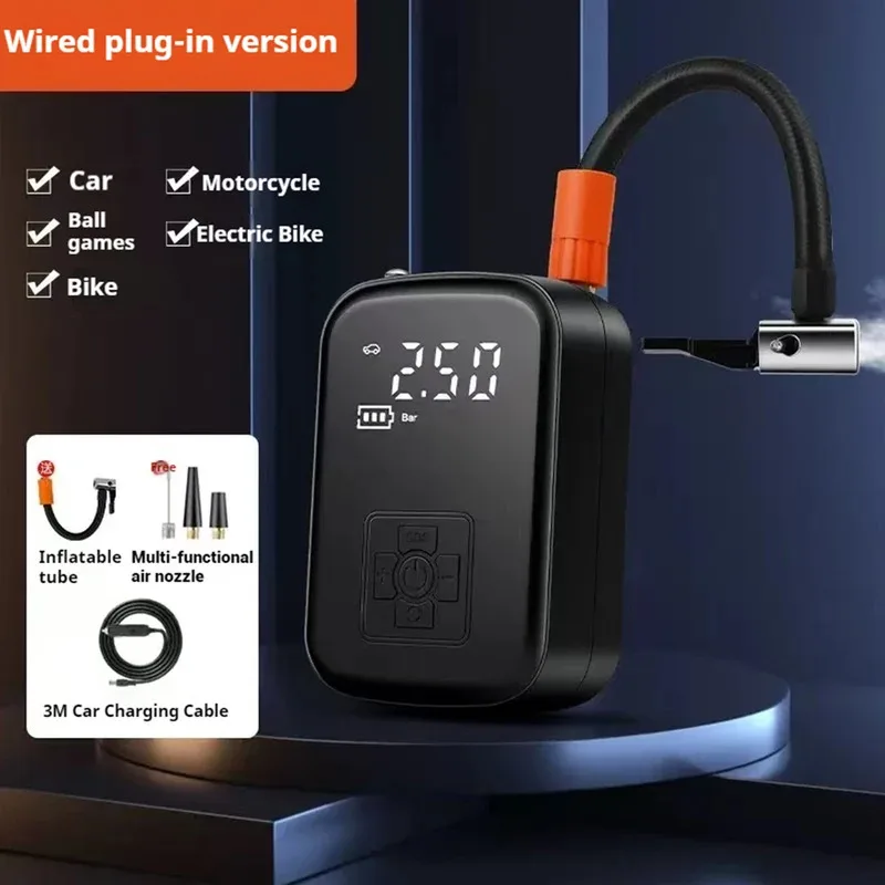 Nueva bomba de aire para neumáticos, compresor de aire para coche, Mini bomba de aire para coche, compresor de aire Digital para coche, motocicleta, Etc.