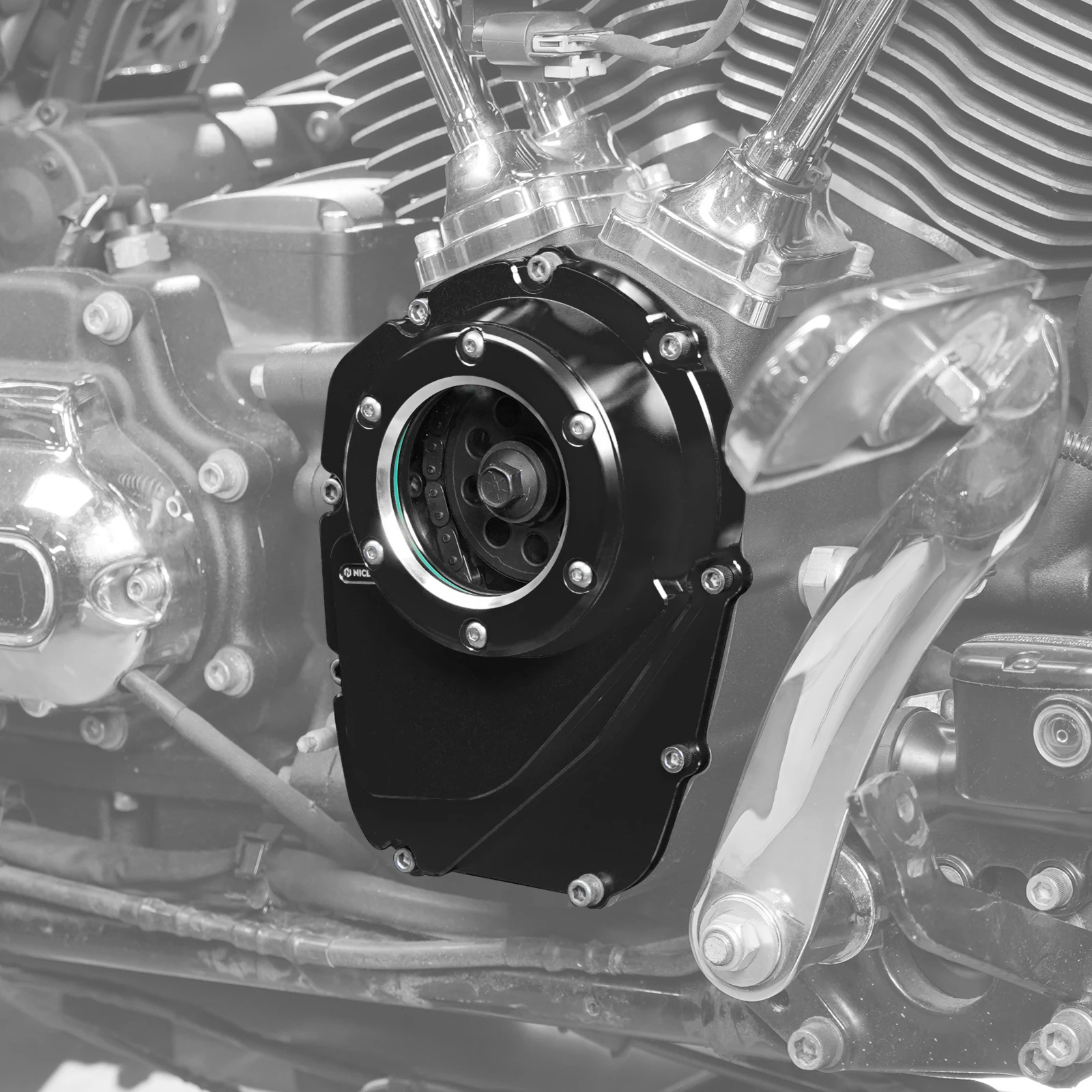 For Harley Softail Standard 107 114 Fat Boy/Fat Boy/Street Bob/Breakout/Heritage Classic Low Rider M8 Cam Cover Camshaft Cover