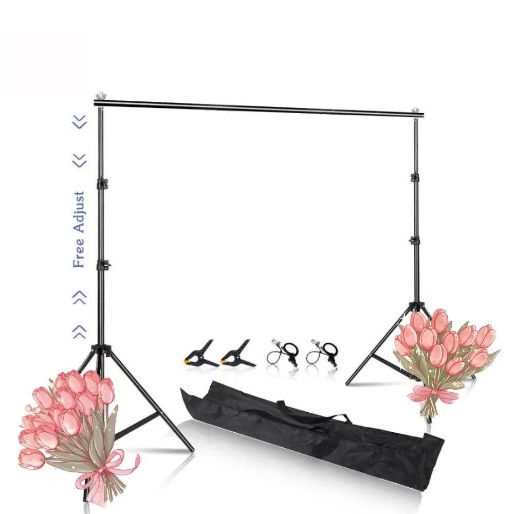 SH Backdrop Background Stand Photo Frame Support System Video Studio Photography Muslin Backgrounds Picture Canvas With CarryBag