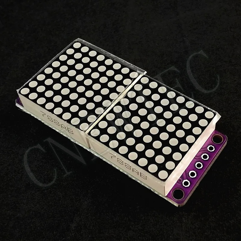 8x16 MAX7219 4 Color Dot Led Matrix MCU Display Control Module 5V Interface Output Input Common Cathode 0.7Inch 8*16