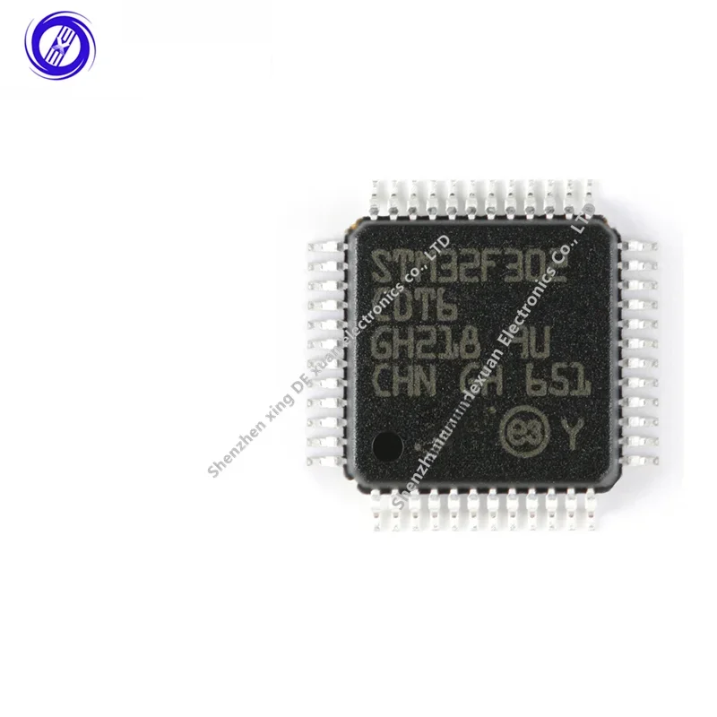 Original genuíno STM32F302CBT6 LQFP-48 ARM Cortex-M4 microcontrolador de 32 bits MCU