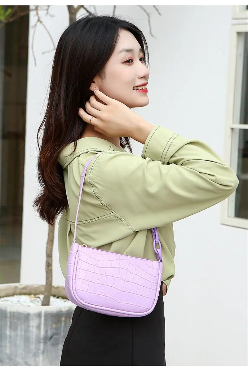 Handbag For Fashion Alligator Underarm Bag Women Shoulder Bag Fashion Shoulder Bag Girls Underarm Bag