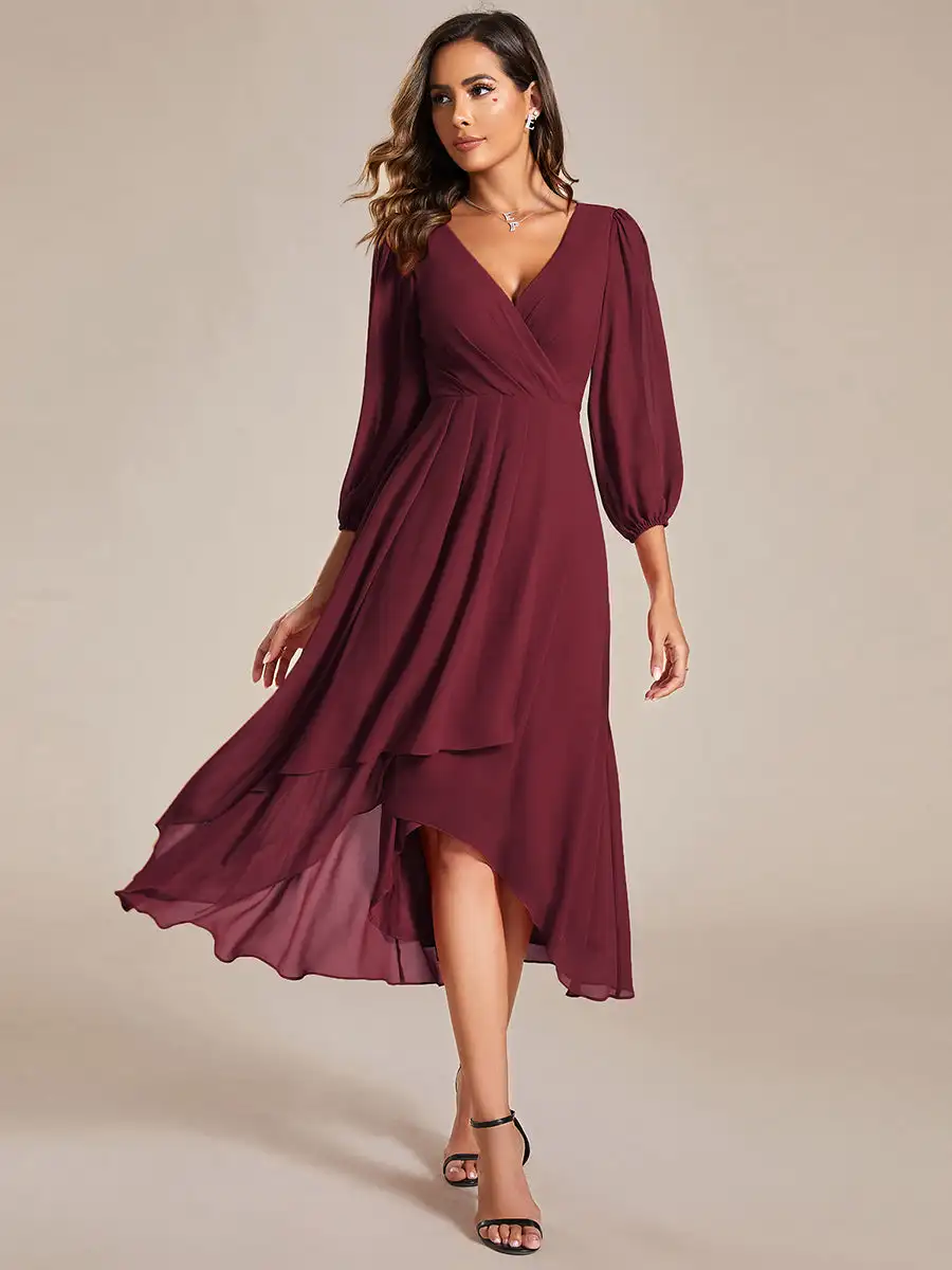 baziiingaaa-vestido-de-fiesta-de-manga-larga-con-dobladillo-asimetrico-y-cuello-en-v-profundo-sin-elasticidad-para-invitadas-de-boda-vestidos-de-noche
