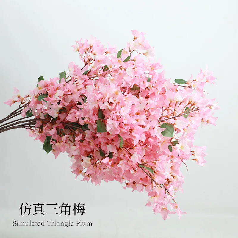 

Simulation of bougainvillea branches artificial flowers home living room decoration silk flower wedding arrangement