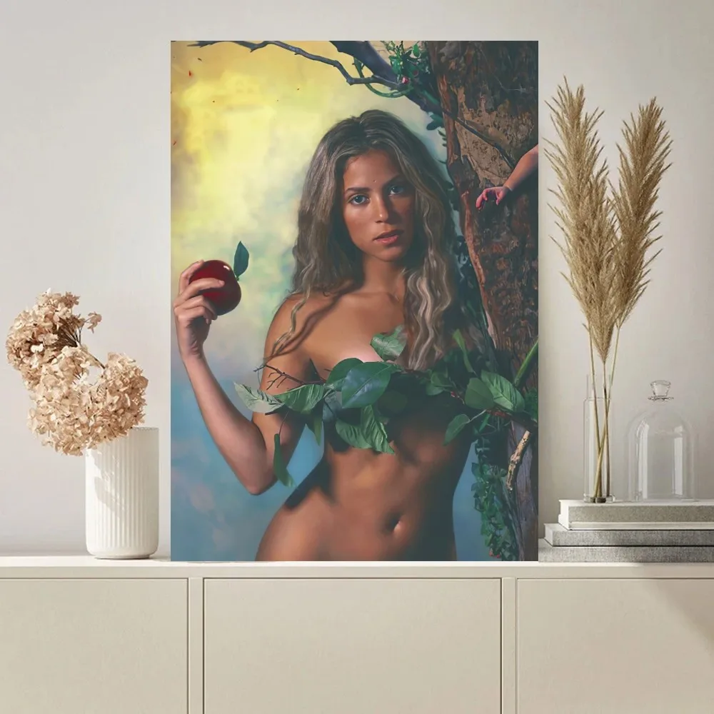 Singer Shakira Poster Paintings on The Wall Picture for Living Room Interior Painting Room Decoration