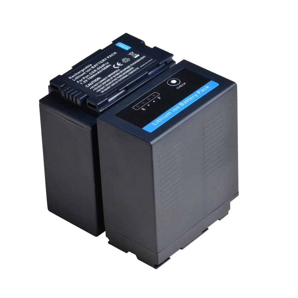 CGA-D54 CGA-D54S 7800mAh Li-ion Battery/Charger for Panasonic AG-HPX255 AG-HVX200 AG-HVX201 NV-DS29 NV-DS30 VW-VBD29 NV-MX5