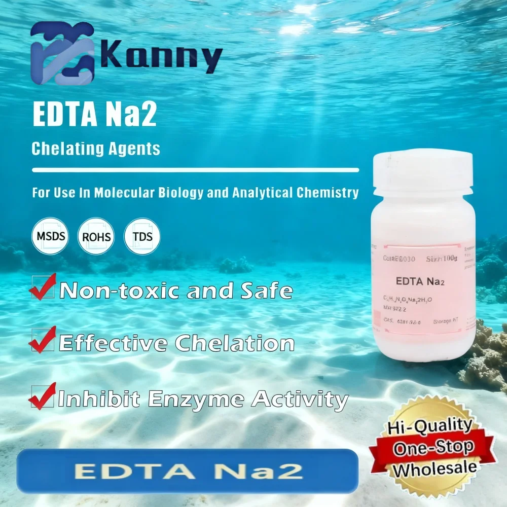 EDTA Na2 (дицидиевая соль с дициевидной кислотой и этиледиомином, генеактической кислотой) для биохимических и лабораторных исследований, оригинальный продукт