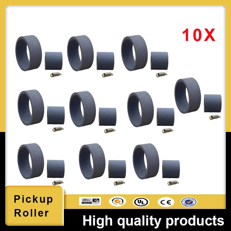 10X Feed Separation Pickup Roller Rubber Tire for EPSON L3110 L3150 L4150 L4160 L3156 L3151 L1110 L3158 L3160 L4158 L4168 L4170