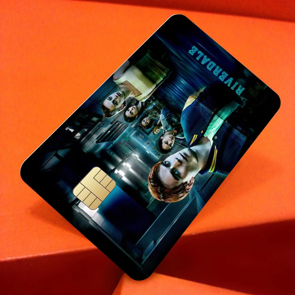 American Suspense TV Riverdale Anime Matte Front Skin Film Sticker Cover For Small Chip Credit Card Debit Card