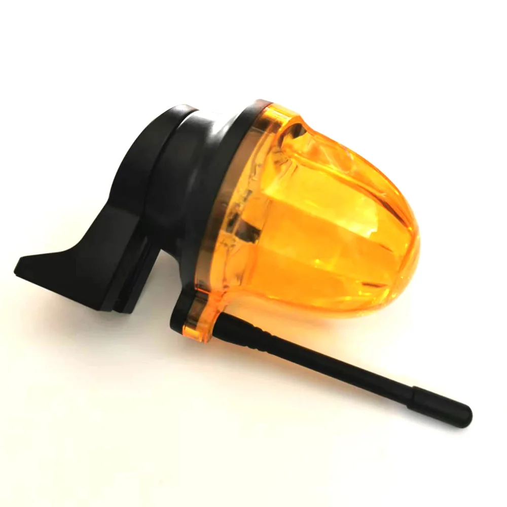 Miniantena LED de 12VDC a 265AC para exteriores, luz de alarma estroboscópica intermitente, lámpara de advertencia de emergencia, montaje en pared