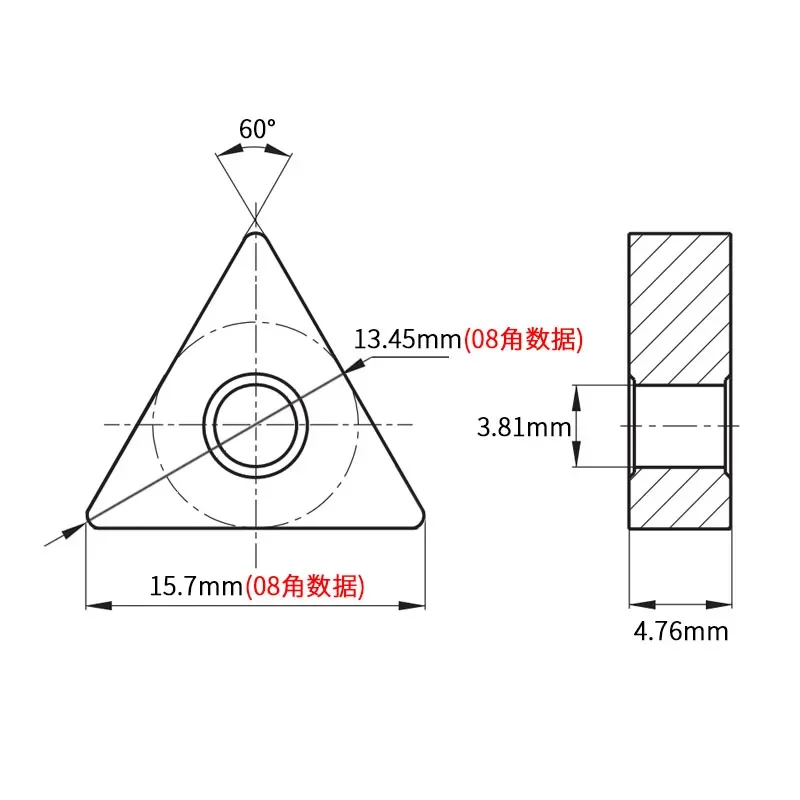 ТНМГ 160404 R-S KM240/TNMG 160408 Р-С ТНМГ 160404 L-S Rough Triangular Blade Лезвие токарного станка с ЧПУ