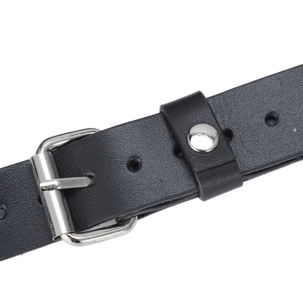 Black Dual Shoulder Camera Strap Leather+Brass Adjustable Size DSLR Backpack Strap Adjustable Camera Belt