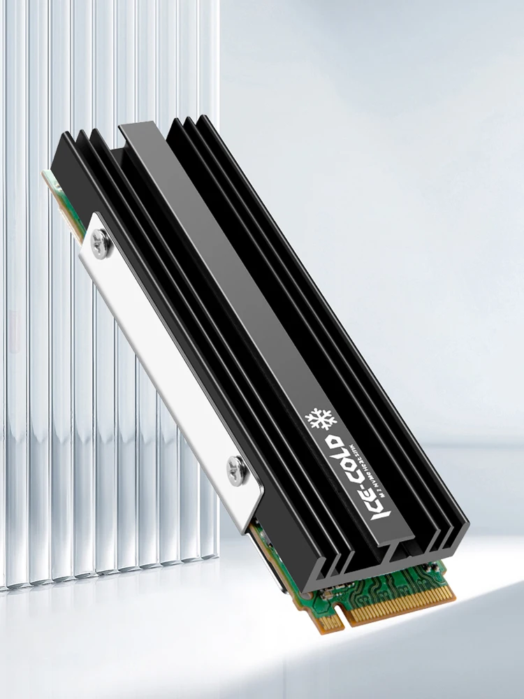 Dissipateur thermique M.2 NGFF NVME 2280 SSD avec coussin thermique en Silicone, radiateur de disque à semi-conducteurs, refroidisseur de refroidissement en alliage d'aluminium