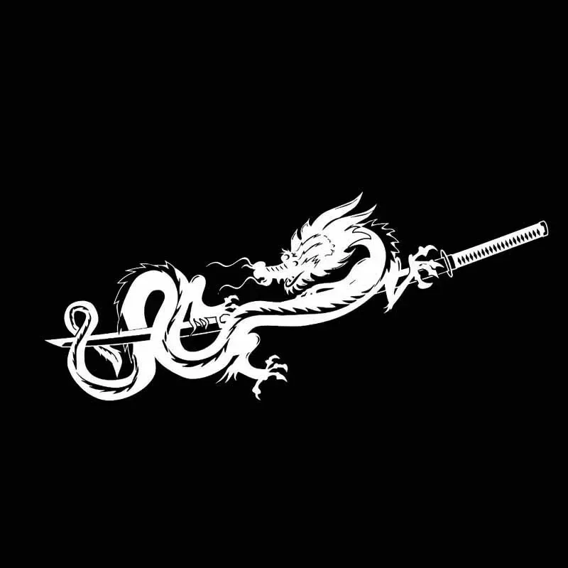 China dragon warrior logo Weiwu Car Sticker Car Motorcycle modeling waterproof JDM Vinyl Decal diesel car can be used - view 2