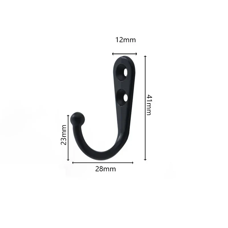 Ganchos de parede 20 peças, ganchos de casaco gancho de garagem montado na parede chapéu hangger ganchos robe gancho único cabide resistente