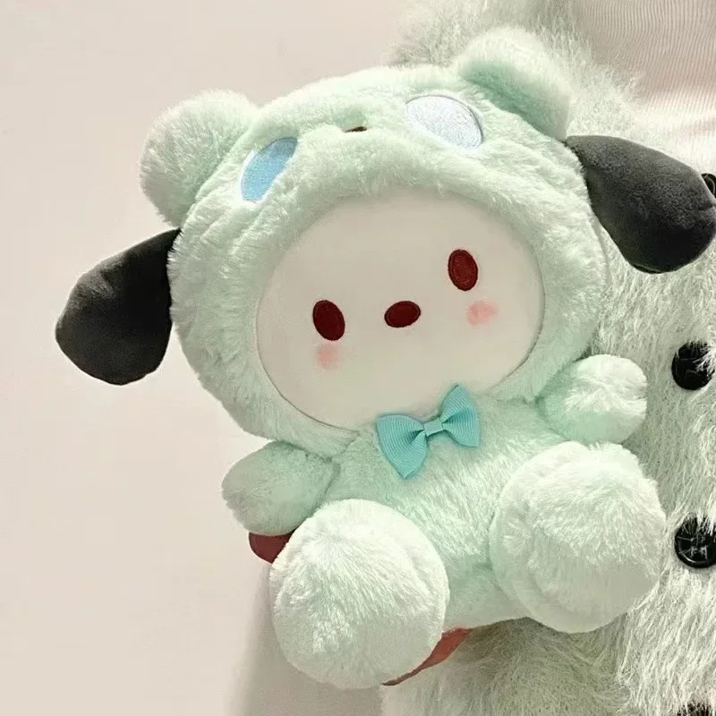 =2026 New Kawaii 25cm Sanrio Plush Toy Jade Dog Kuromi Dressing Doll Doll Plush Toy Stuffed Animal Patung Dolls Birthday Gift image 3