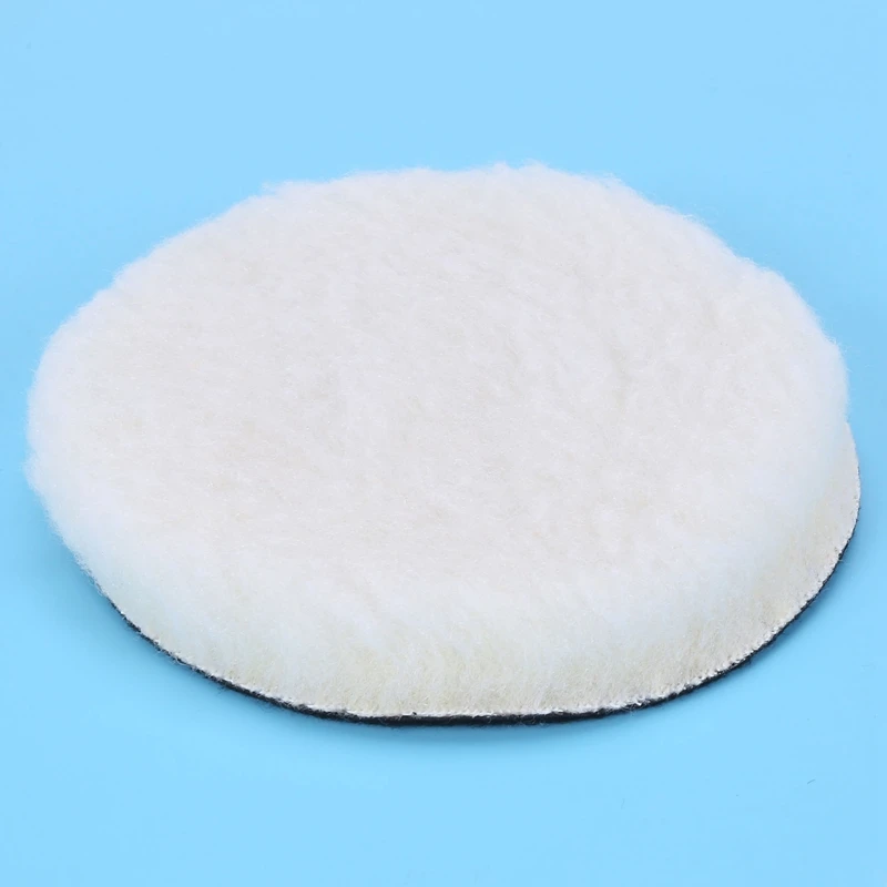 50 Pcs 125 Mm Car Polishing Pad 5 Inch Inch Polish Waxing Pads Wool Polisher Bonnet Car Paint Care Wool Polishing Pad