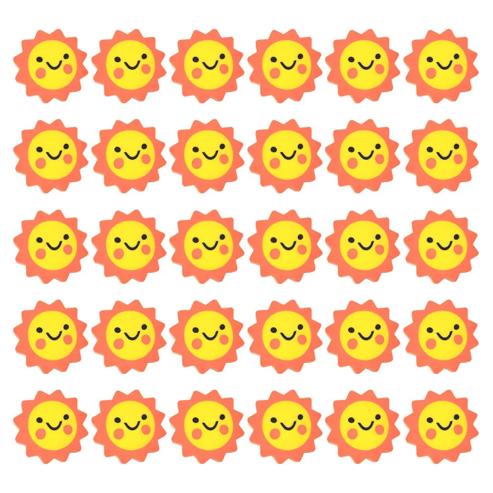 

50pcs Sunflower Cute Mini Erasers For Kids Soft Pencil Top Bulk Classroom Supplies Small Erasers For School Prizes