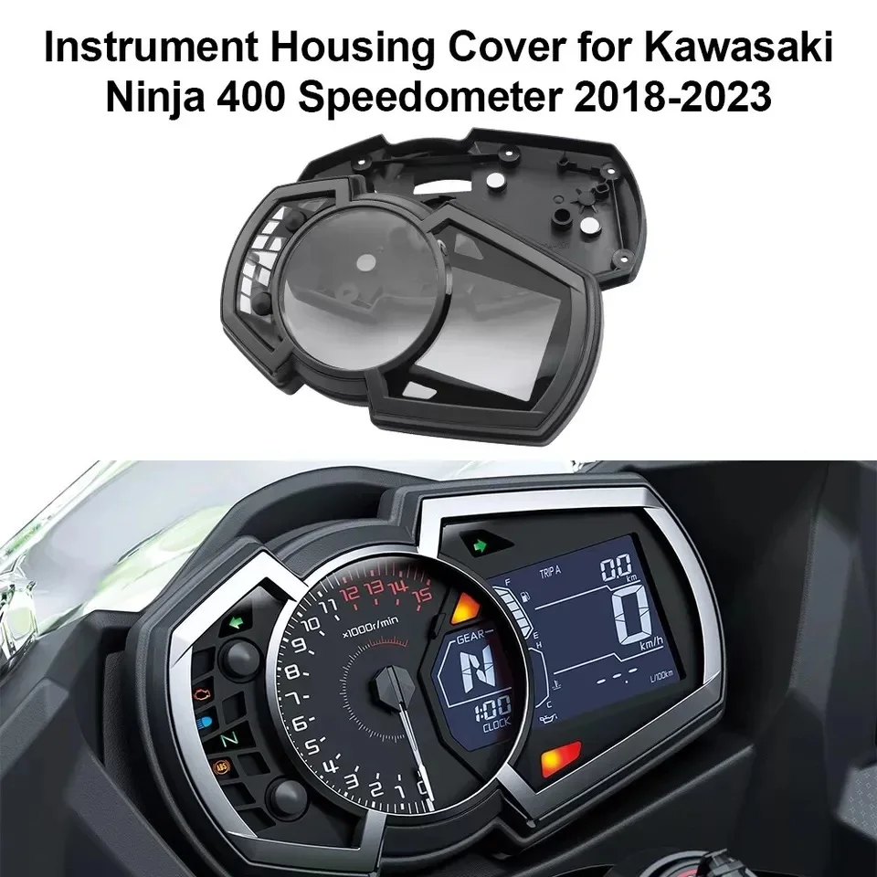 Dashboard Instrument Housing Cover for Kawasaki Ninja 400 250 650 1000 ZX 6R Speedometer Shell Case