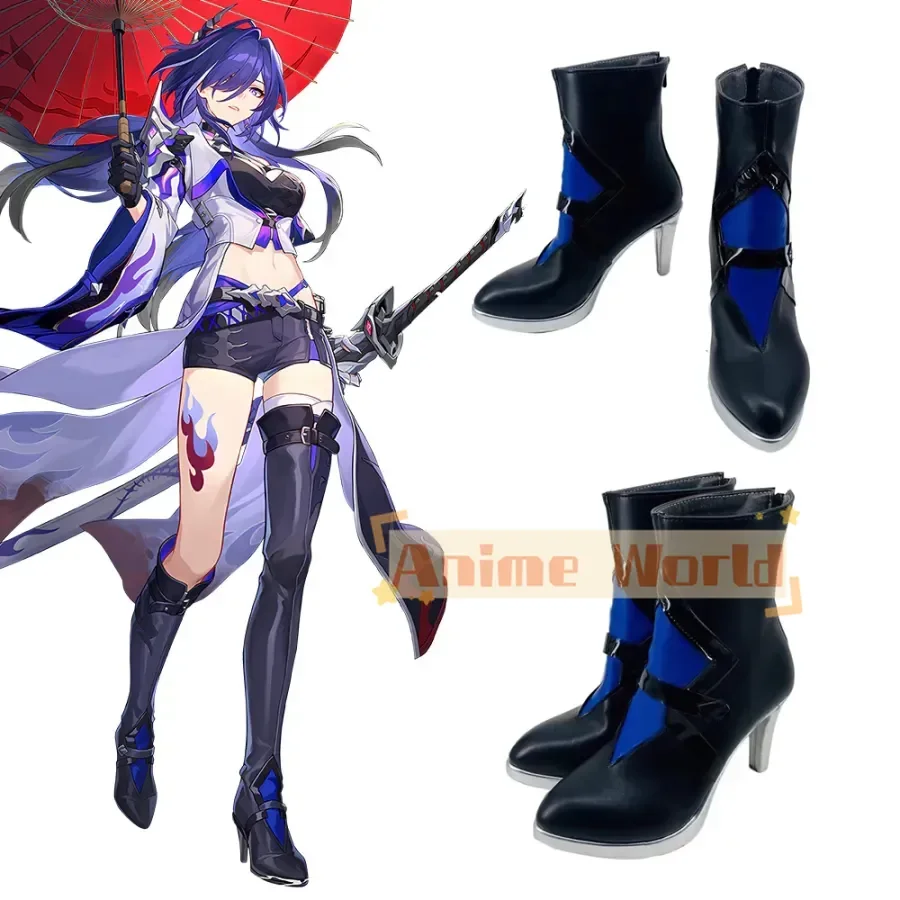 هونكاي: أحذية ستار رايل أشرون التأثيرية مصنوعة حسب الطلب لحفلات الهالوين كرنفال