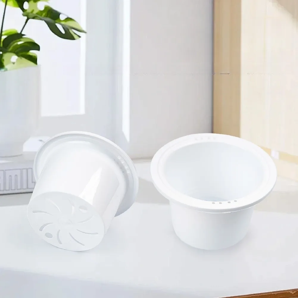 2 Pieces Clear Vertical Line Self Watering Pot for Indoor Plants with PET Construction and Easy Water Level Observation Feature