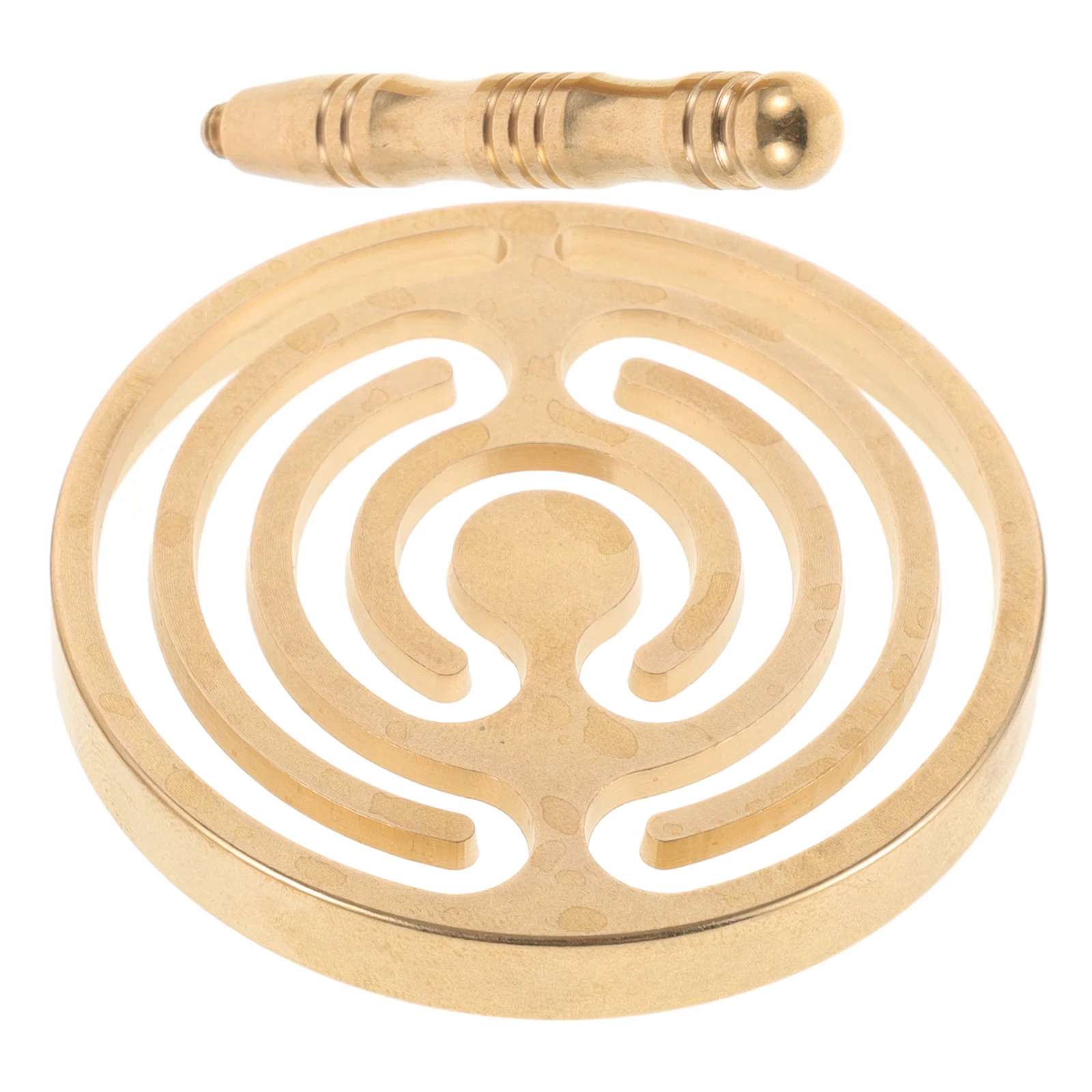 

Brass Incense Mold 60mm DIY Tool for Making Ash Patterns Creative Design Study Incense Press Accessory Bedroom Office Yoga Room