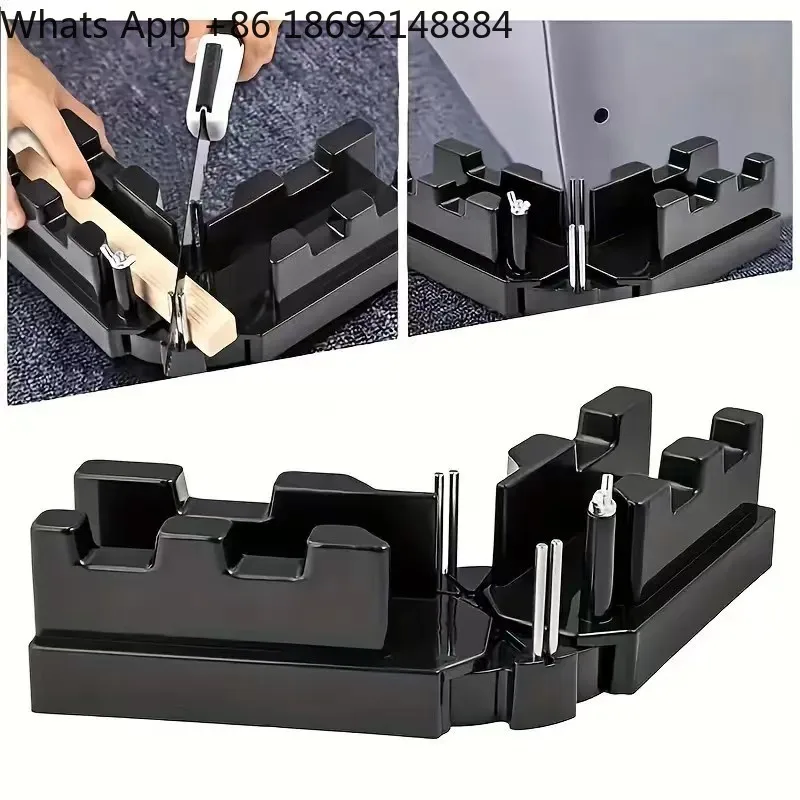 

2-in-1 function beveled miter frame for cutting precision miter with scales