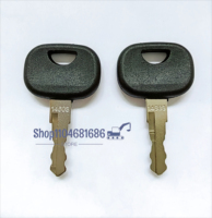 2 PCS 14603 Ignition Key for Bomag New Holland Terex Vibromax Skytrack Backhoe