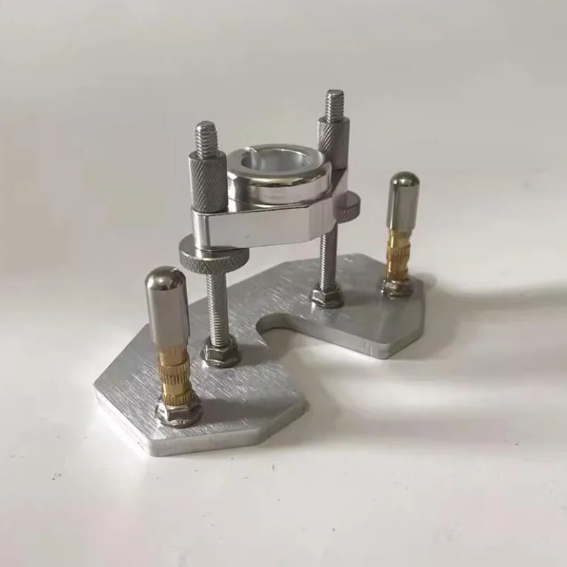 Engraving Auxiliary Bracket & Grooving Tool, Aircraft Aluminum Base with Stainless Steel Accessories for 20mm Machine