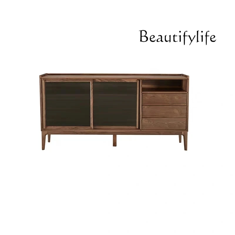 

Modern Minimalist Solid Wood Sideboard Household Antique Style Storage Cabinet