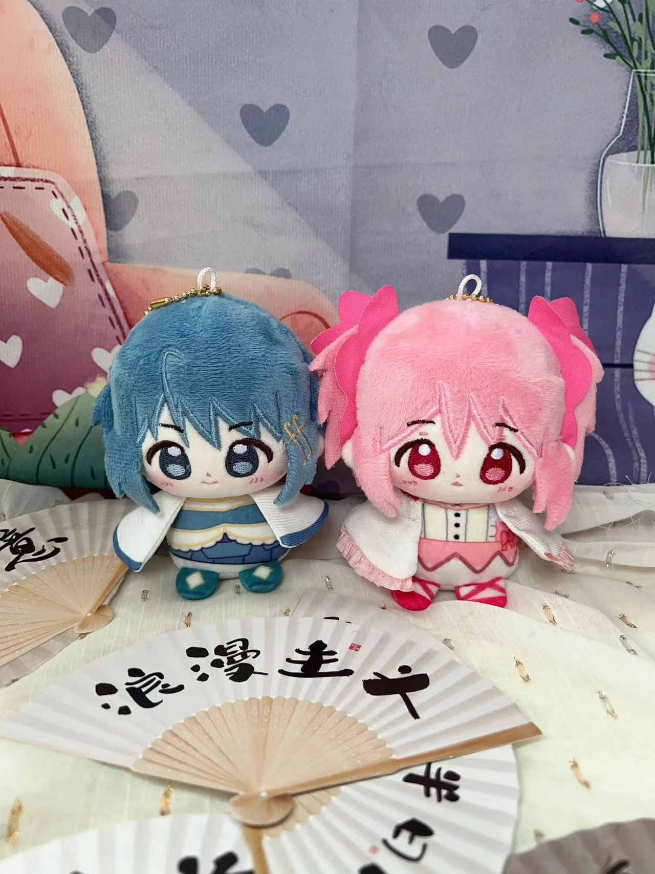 10 cm Puella Magi Madoka Magica Pluche Sakura Kyoko Kaname Madoka Tomoe Mami Cartoon Anime Figuur Gevulde Pop Rugzak Hanger