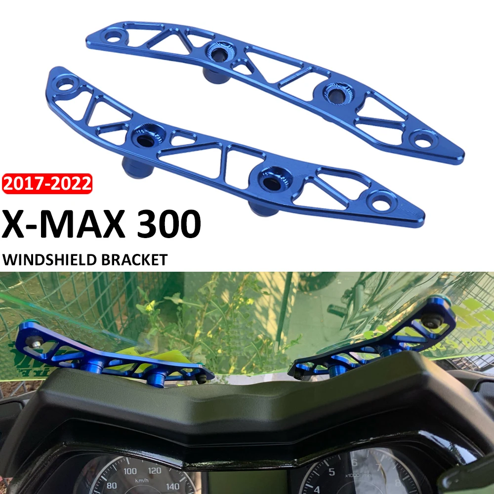 

Motorcycle Accessories Windshield Deflectors Windscreens Bracket Protector For Yamaha XMAX300 X-MAX300 XMAX X-MAX 300 2017-2022