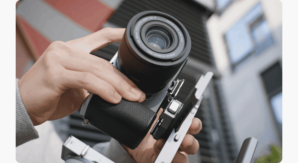 FALCAM F38 Schnellwechsel-Kit für DJI RS4 Mini-Stabilisator mit Anti-Mistouch-Modus, dreistufige Positionierungssteckplätze – Detail 3
