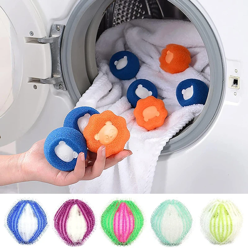 Sponge Laundry Ball Lint Remover for Clothing Washing Machine Cleaning Ball Cat Hair Remover Clothes Cleaning Roller Dog Removes