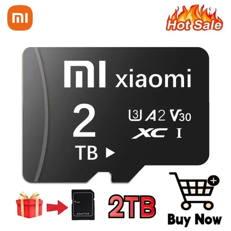 Originele Xiaomi Geheugenkaart 2Tb 1Tb 512Gb 256Gb 128Gb 4K Volledige Hd Micro Tf Mini Sd Kaart Tf Geheugen Flash Kaart Voor Telefoon/Computer