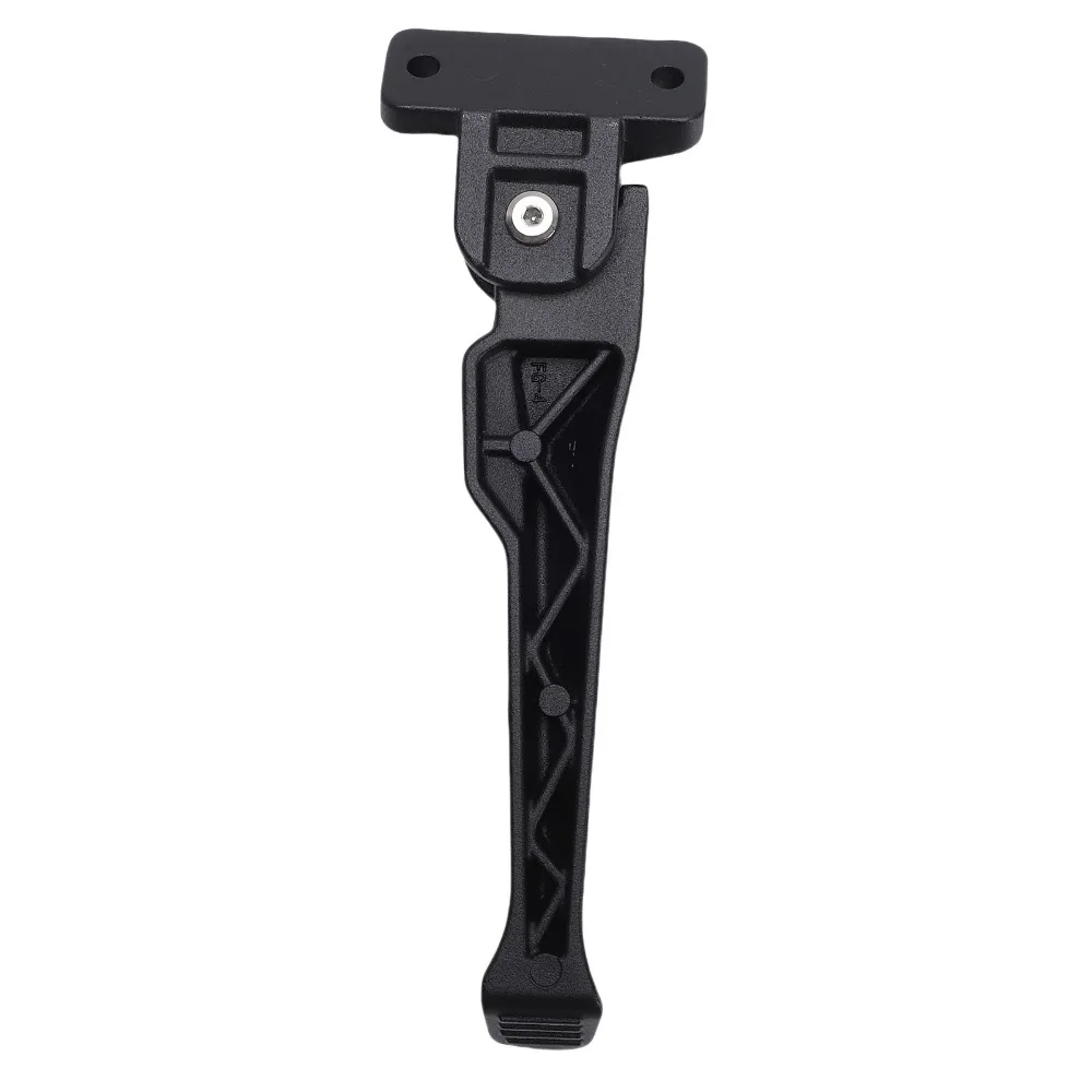 Aluminum Alloy Electric Scooter Kickstand Black Anti Slip Electric Scooter Side Stand Side Mounted Scooter Support Bracket