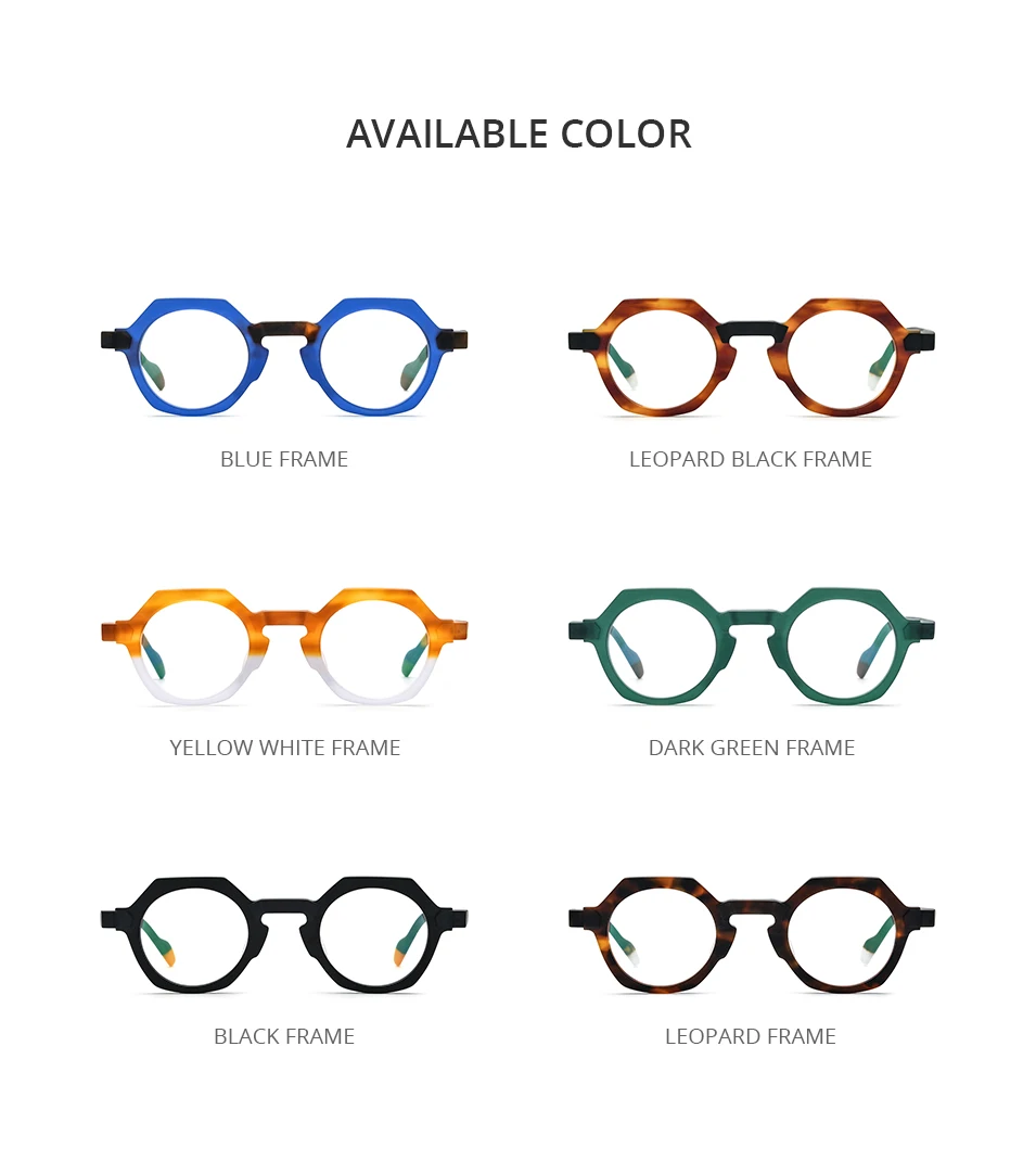 HEPIDEM Acetat Brille Frauen Marke Designer Runde Nerd Brillen Rahmen Neue Männer Dicke Japanische Handgemachte Große Größe Brillen 9229 – Detail 19