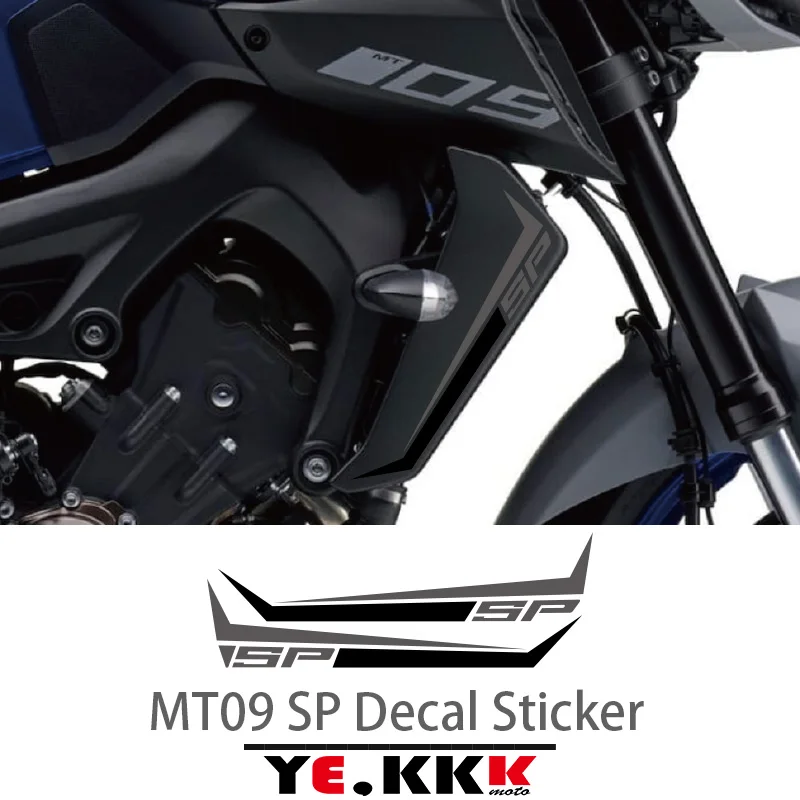 MT-09 SP Fairing Sticker Decals Hollow Reflective Radiator Rad Guard Decal Sticker Multiple Colours Available For YAMAHA MT09SP