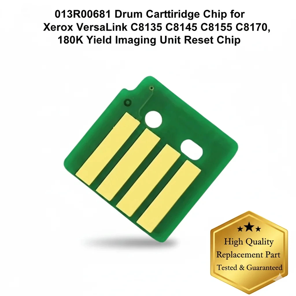 

10PCS 013R00681 Drum Cartridge Chip for Xerox VersaLink C8130 C8135 C8145 C8155 C8170, 180K Yield Imaging Unit Reset Chip