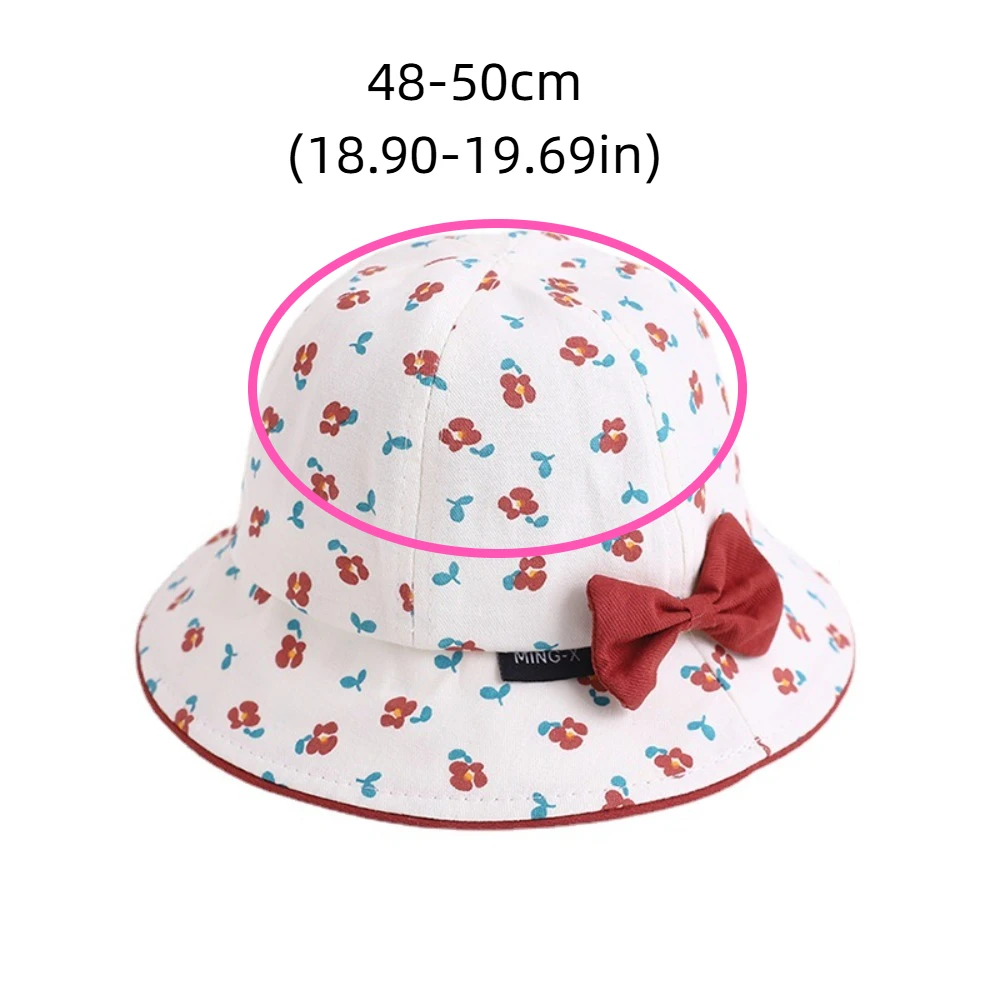 الموضة الكورية نمط زهرة غطاء دلو Bowknot القطن فارغة طفل Sunhat تنفس المضادة للأشعة فوق البنفسجية الأطفال صياد قبعة طفل